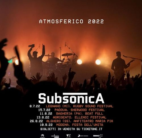 Concerti Subsonica 2022: date e biglietti del tour Atmosferico