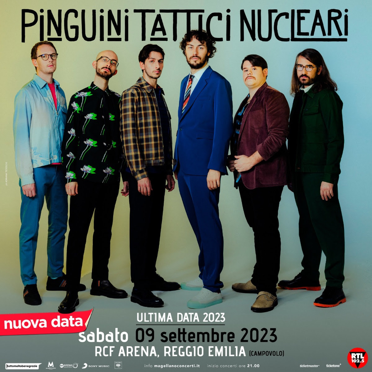 Concerto Pinguini Tattici Nucleari a Campovolo nel 2023: data, biglietti e come arrivare