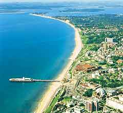 Visita alla città di Bournemouth in Inghilterra.