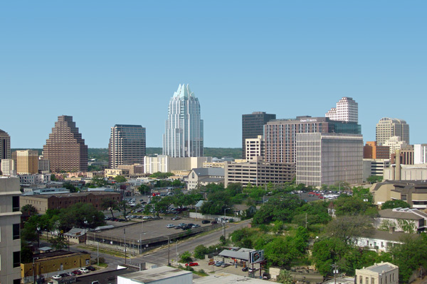 Viaggio negli Stati Uniti, nella città di Austin.