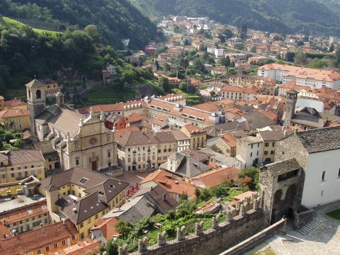 Visita alla città di Bellinzona in Svizzera.