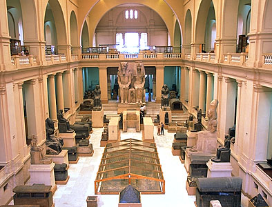 Visita al museo Egizio, del Cairo.