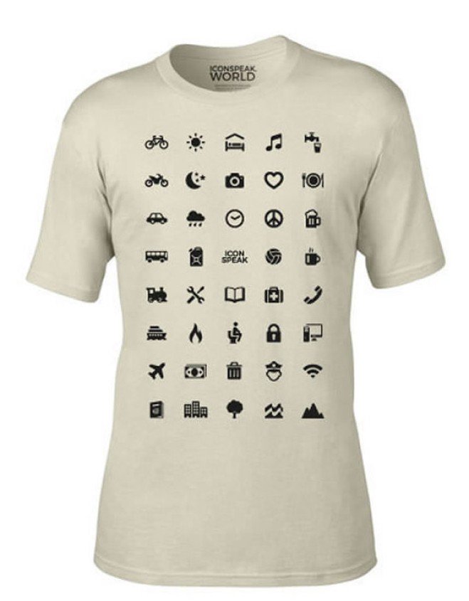 Una t-shirt per comunicare all'estero: l'idea è geniale