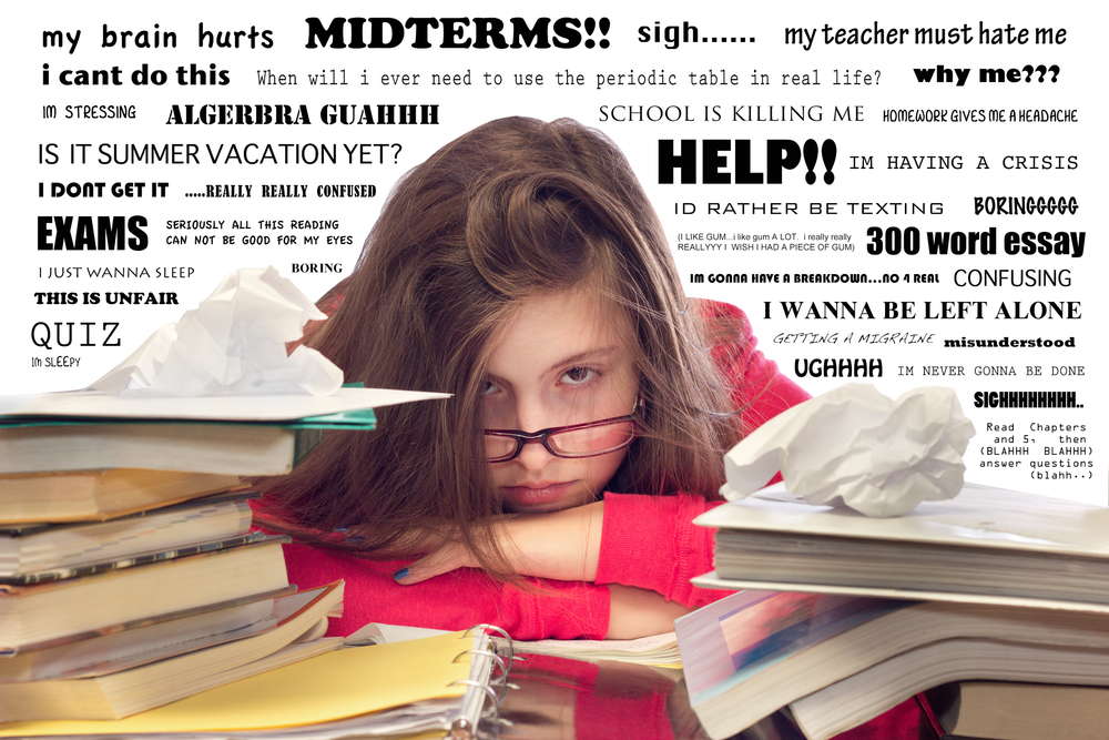 8 peggiori fonti di stress per studenti