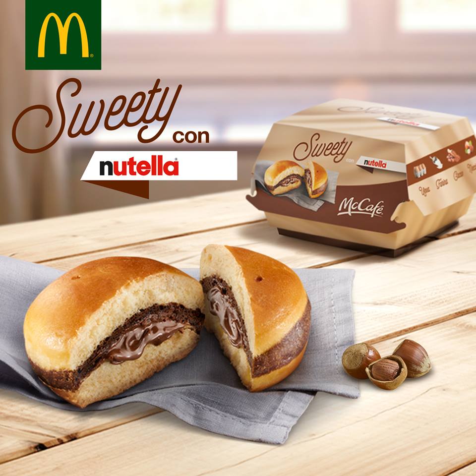 Sweety con Nutella: tutti pazzi per l'idea di Mc Donald's