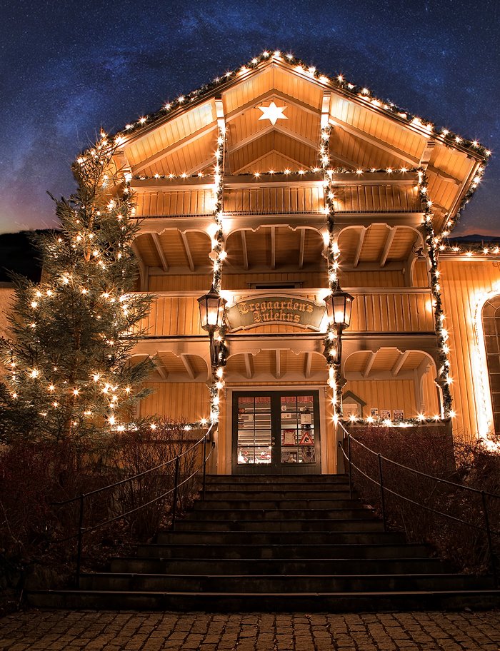 La casa di Natale a Drobak, Norvegia
