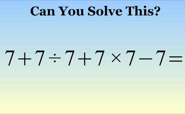 Qual è la soluzione di questa operazione matematica?