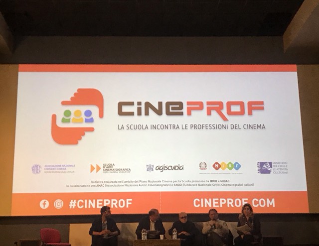 Cineprof 2019: la scuola incontra le professioni del cinema