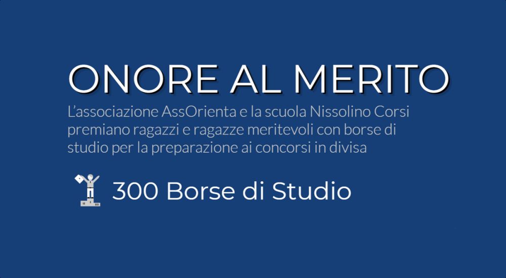 Onore al Merito 2019: requisiti e richiesta borsa di studio