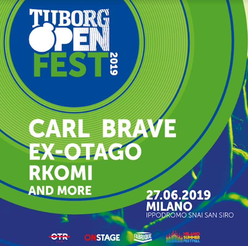 Tuborg Open Fest 2019: data, biglietti, cantanti