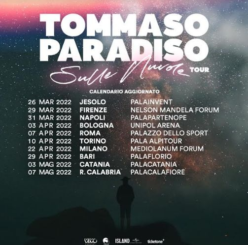 Concerti Tommaso Paradiso nel 2022: date e biglietti