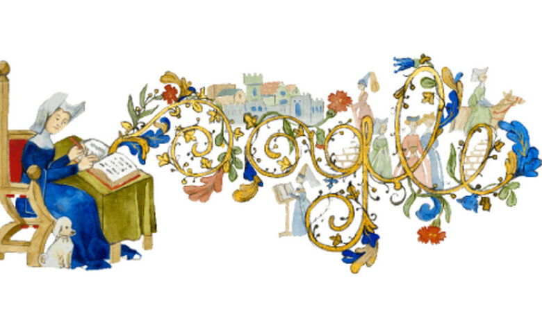 Christine de Pizan, Google dedica il Doodle alla scrittrice
