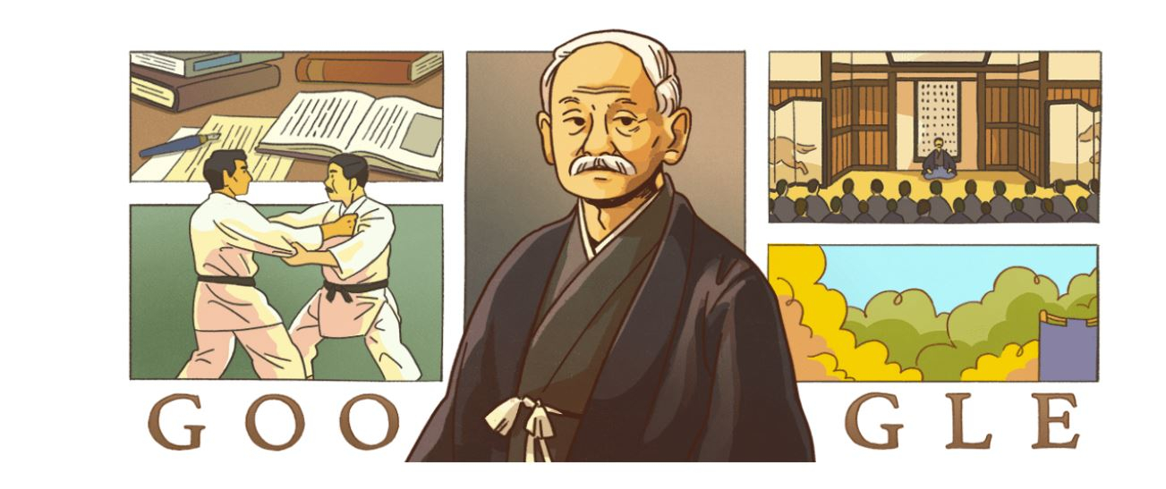 Google celebra Kanō Jigorō, padre del Judo, con un Doodle