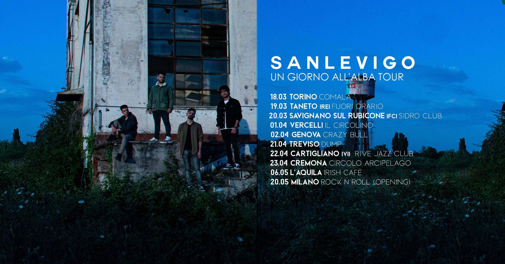 Concerti Sanlevigo: le date di Un giorno all'alba tour
