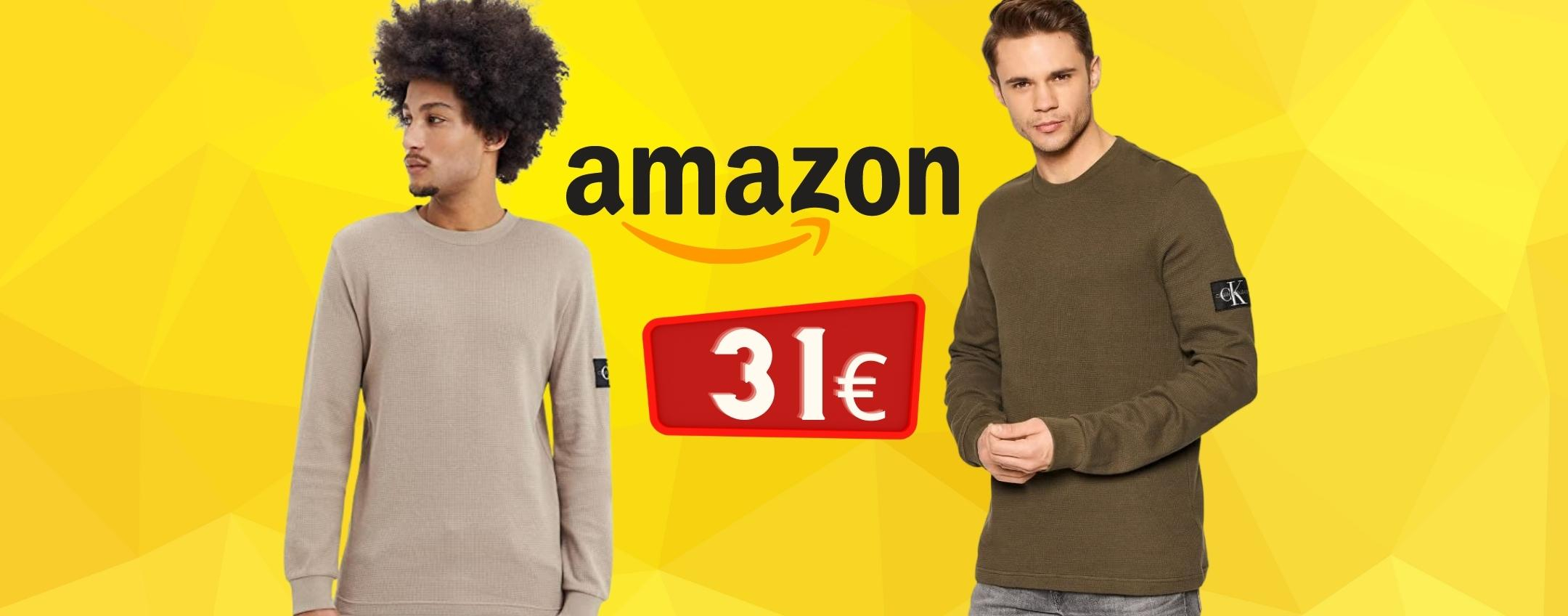 Calvin Klein: maglione BELLISSIMO a prezzo SHOCK (31€)