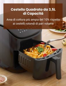 proscenic-t20-friggitrice-aria-meravigliosa-offerta-amazon-3-5-litri