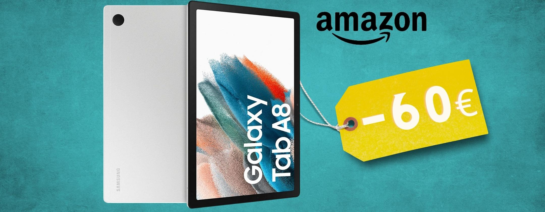 Samsung Galaxy Tab A8: prezzo CLAMOROSO su Amazon