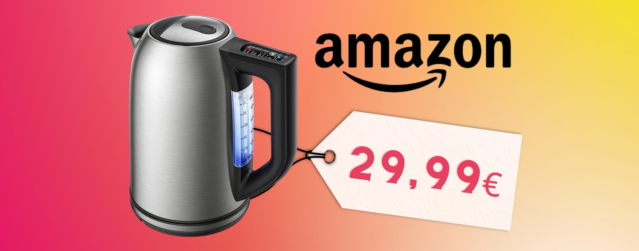 Bollitore elettrico FANTASTICO a prezzo SHOCK (-40%)