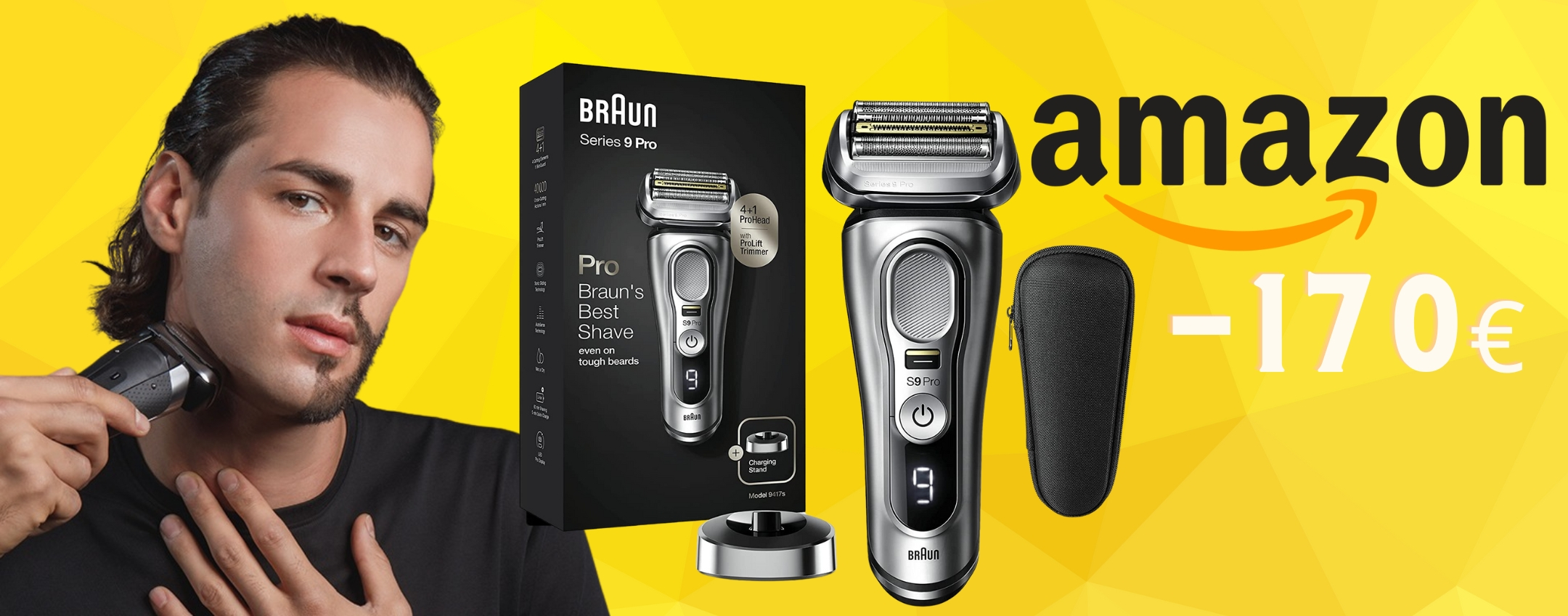 Braun Series 9 Pro a prezzo SHOCK su Amazon (-46%)