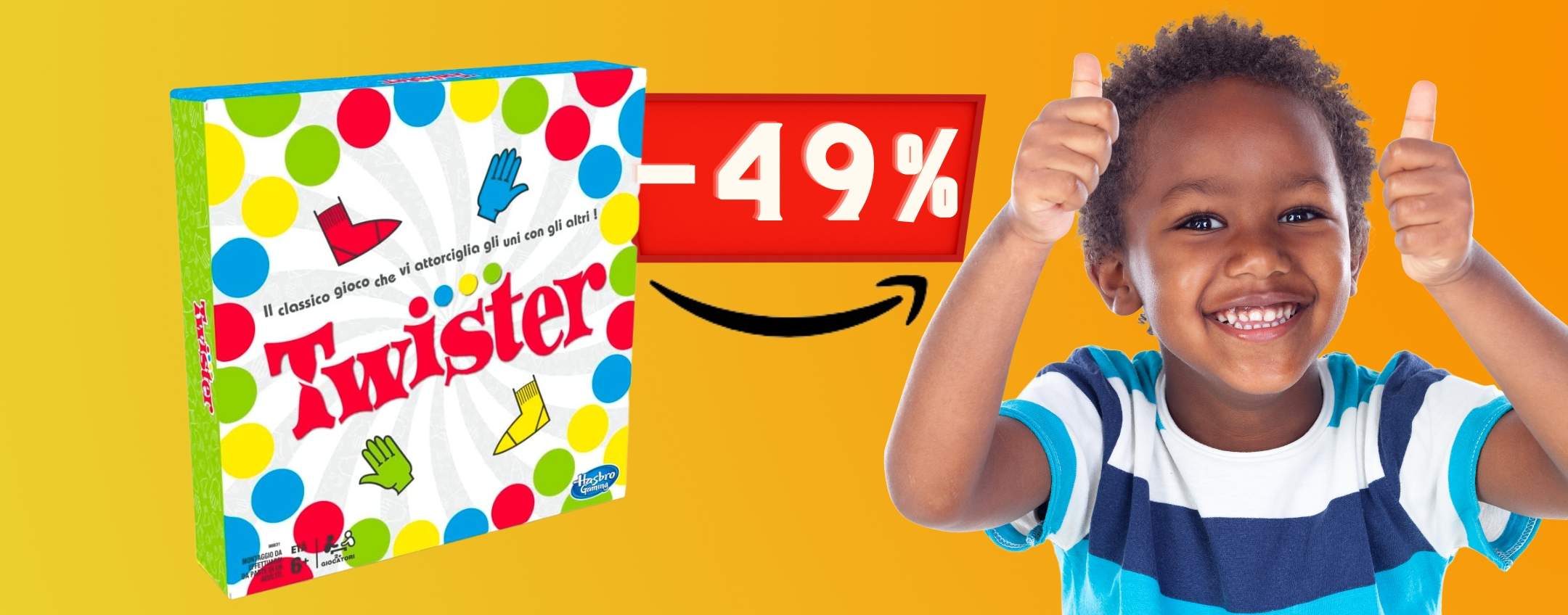 Gioco per tutta la famiglia: Twister è su Amazon a soli 11€