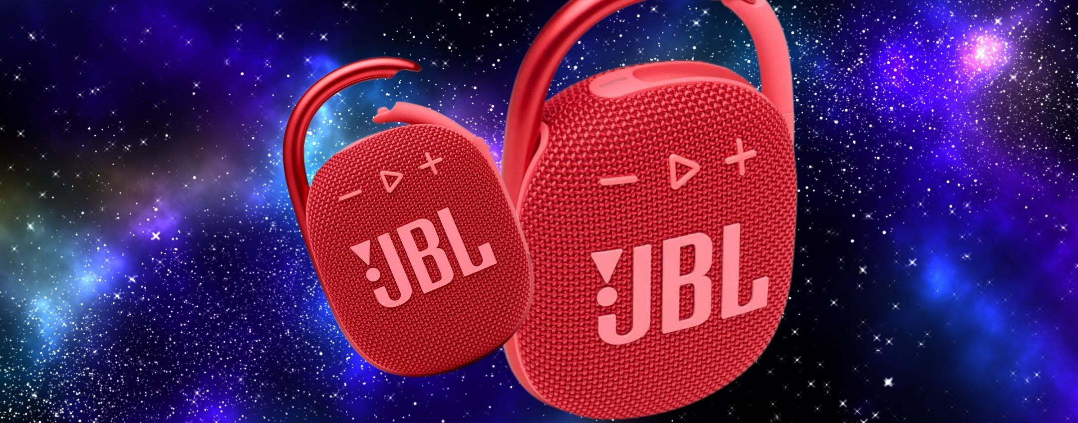 Speaker Bluetooth? Il JBL CLIP 4 te lo porti a spasso (scontone)