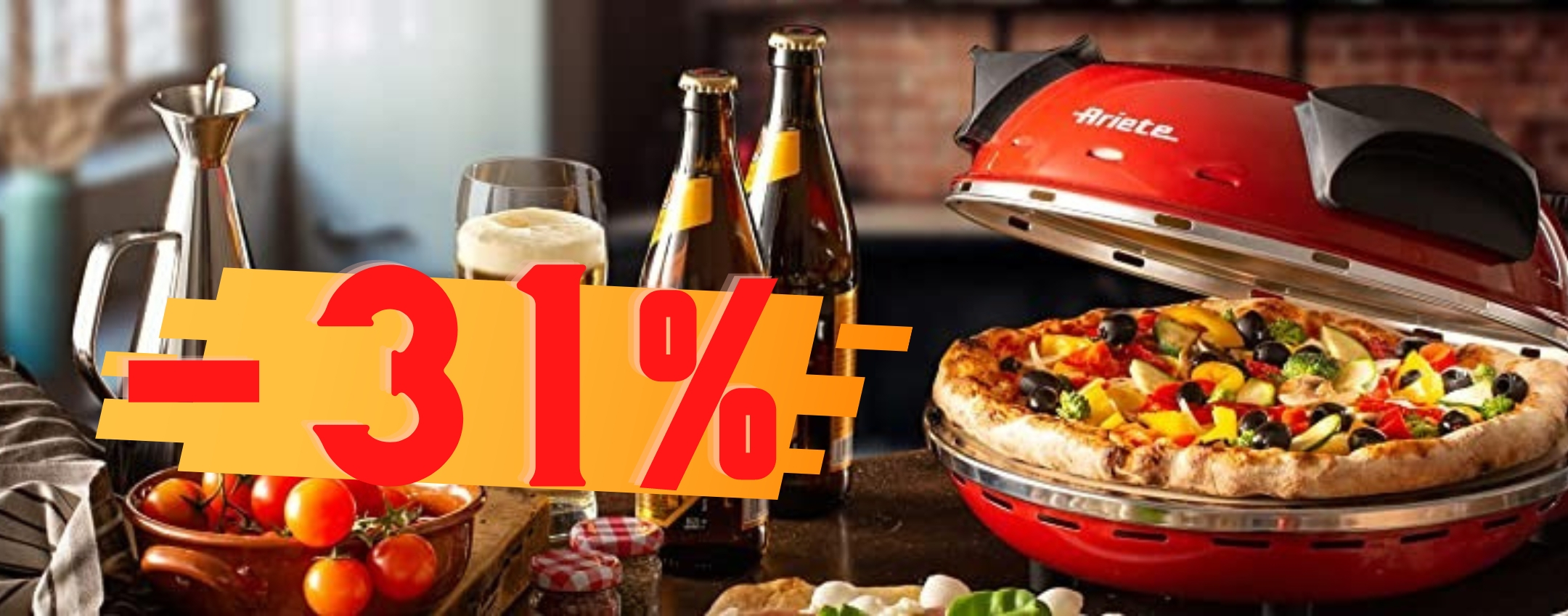 Pizza in 4 minuti con Ariete 909: ora su Amazon al 31% in meno