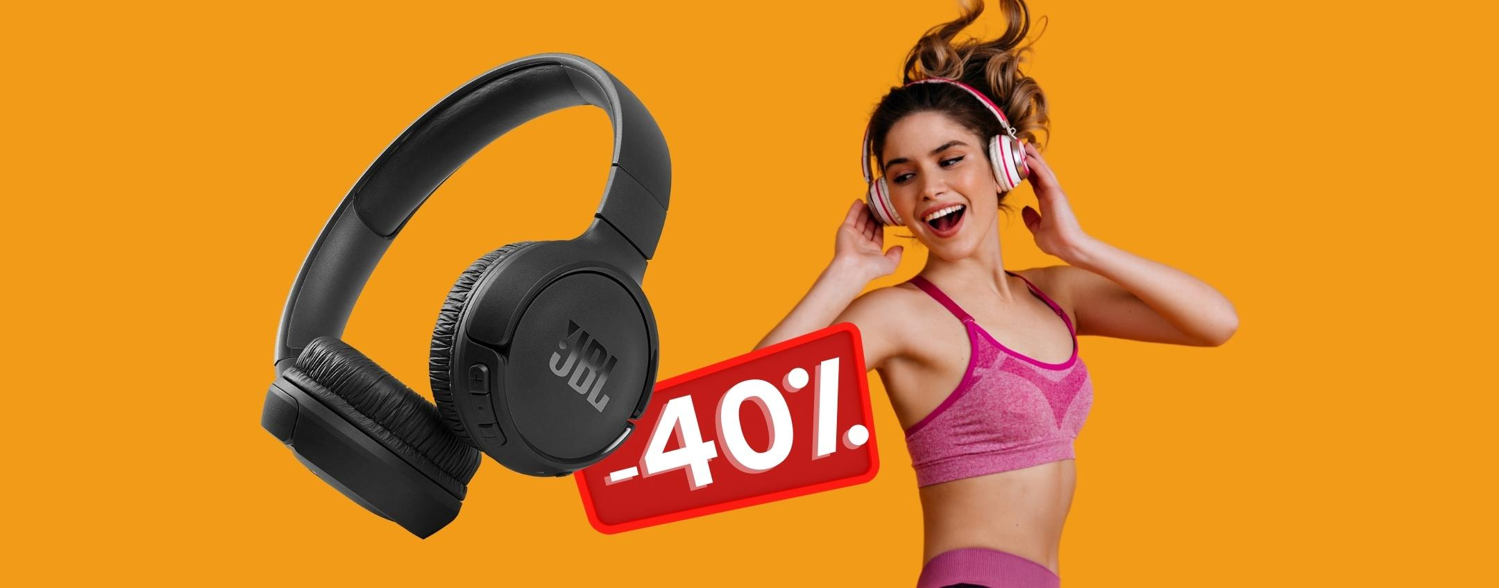 JBL Tune 510BT: cuffie wireless SUPER a prezzo MINI, 29€ su Amazon