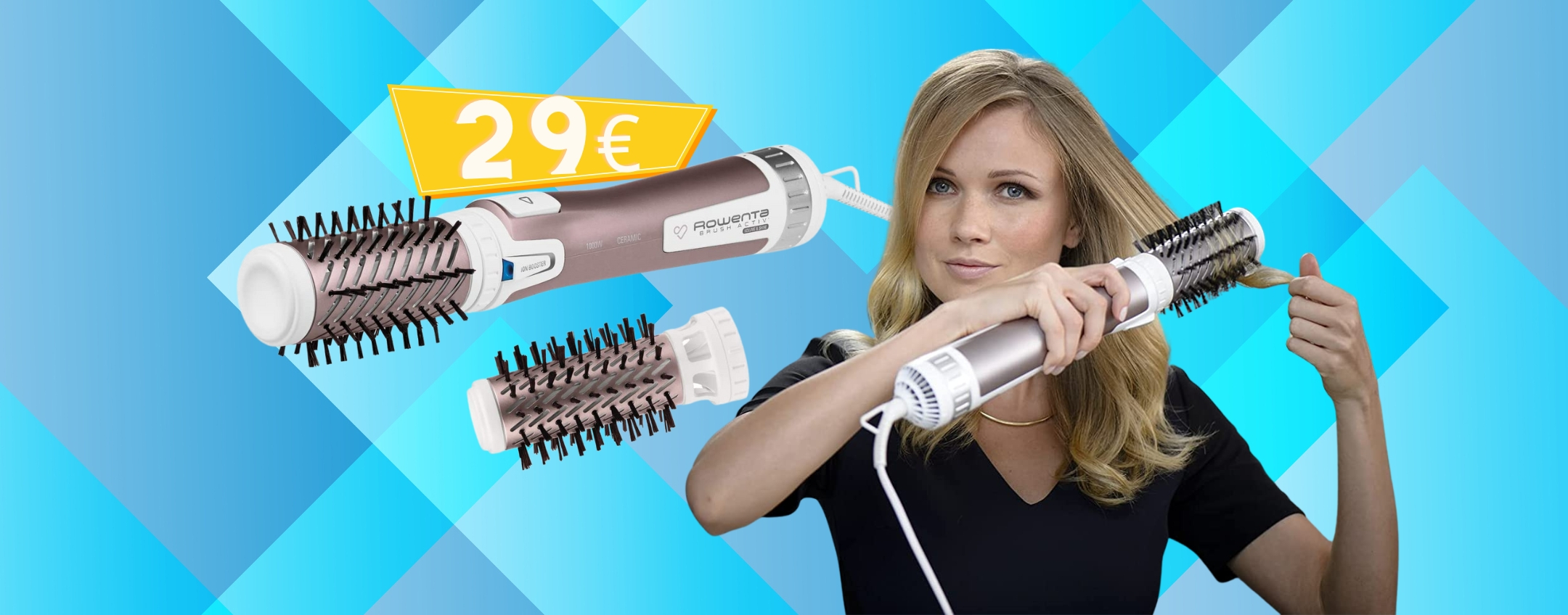 Rowenta: spazzola modellante a prezzo MINUSCOLO (29€)