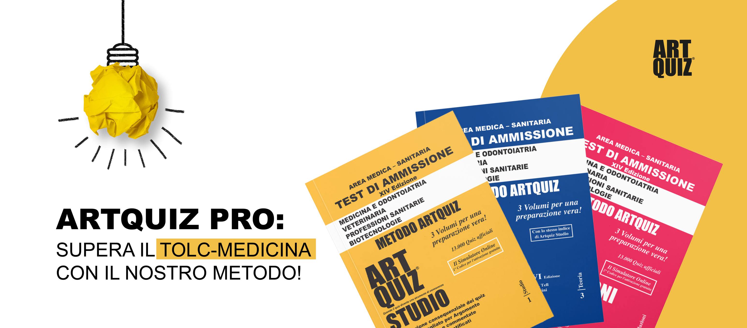 ArtQuiz Pro: il corso completo di preparazione al TOLC-MED e TOLC-VET