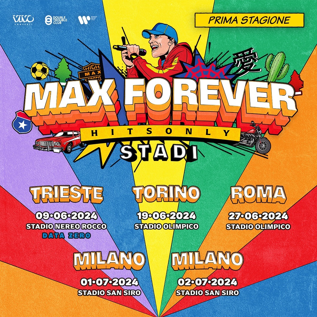 Concerti Max Pezzali 2024: date, biglietti e come arrivare