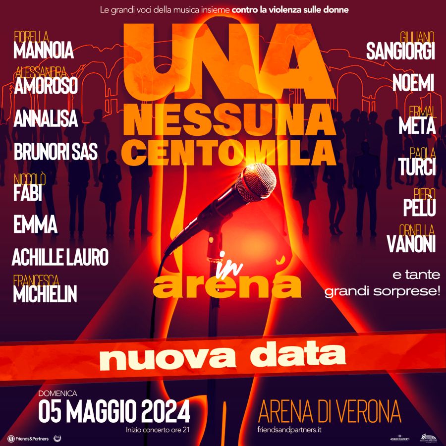 Una Nessuna Centomila in Arena 2024 date, biglietti StudentVille