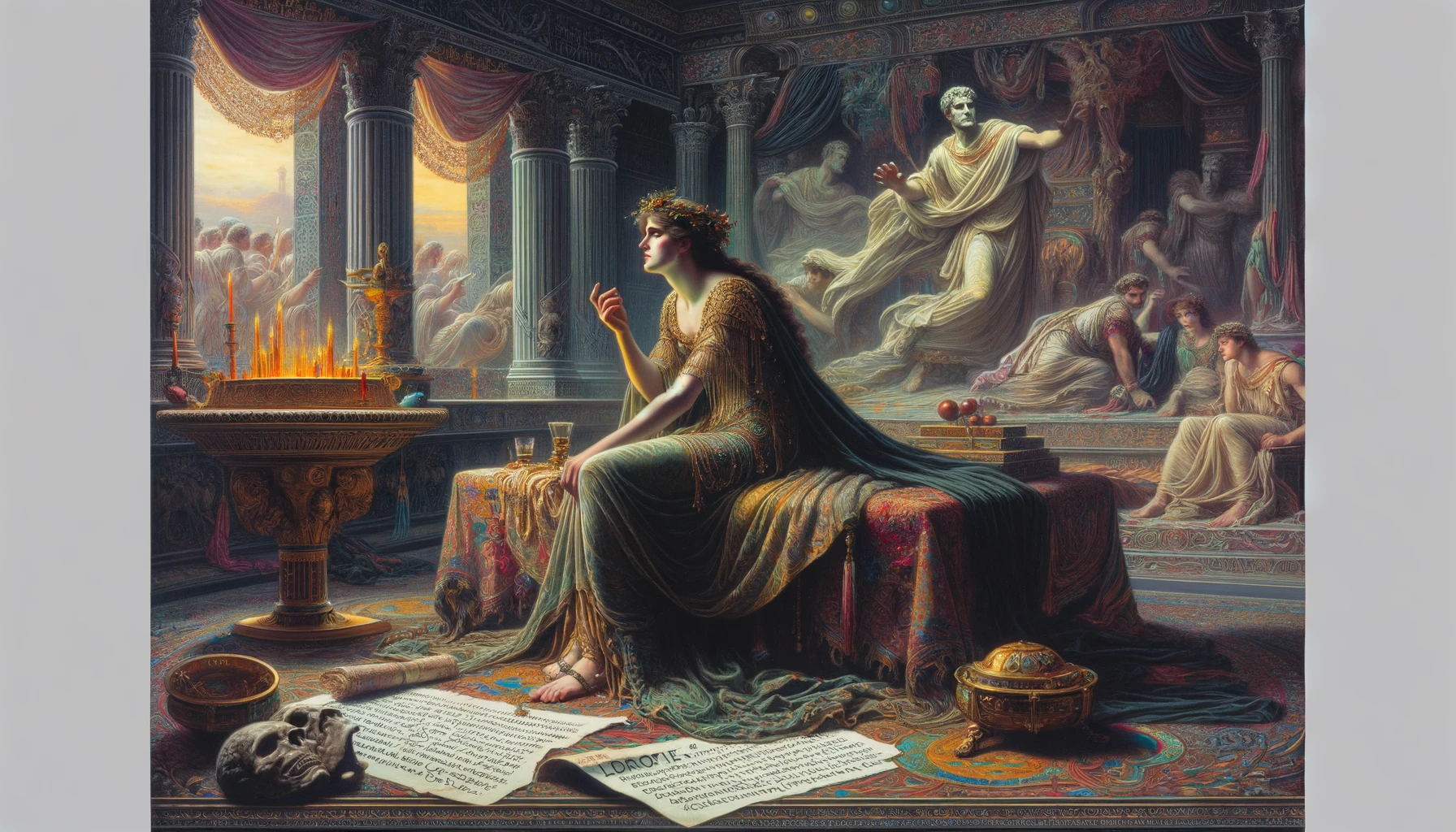 Eneide, Libro 4, vv. 1-53: Didone e Enea