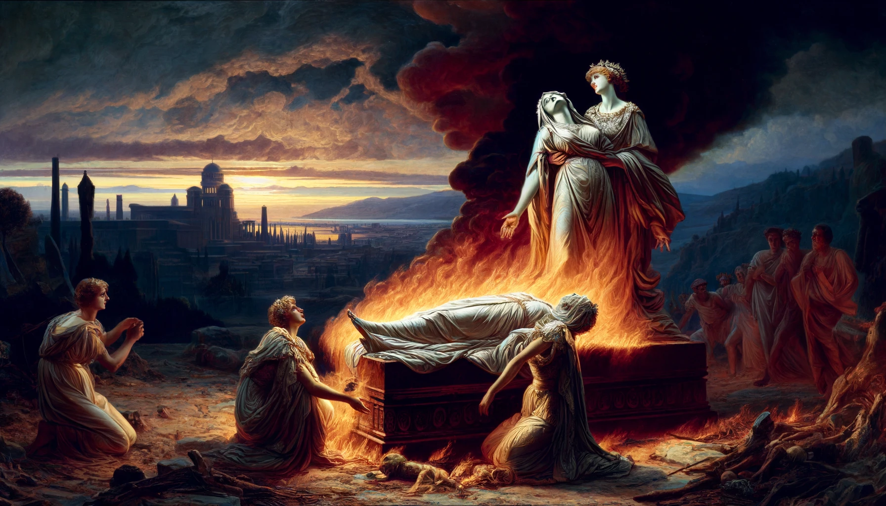 Eneide, Libro 4, vv. 630-666 - La morte di Didone