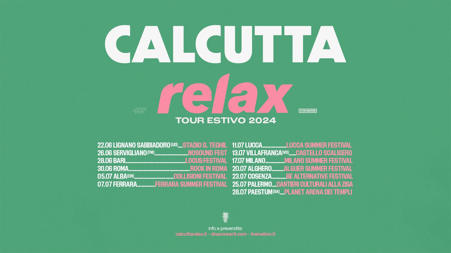 Concerti Calcutta nel 2024: date, biglietti, e scaletta