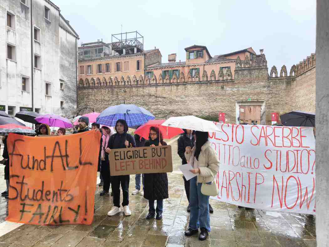 Veneto: la protesta sulle borse di studio internazionali