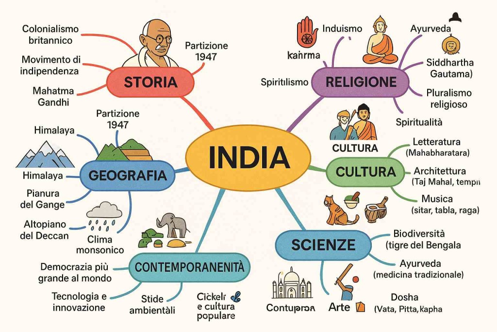 Tesina di Terza Media svolta sull'India