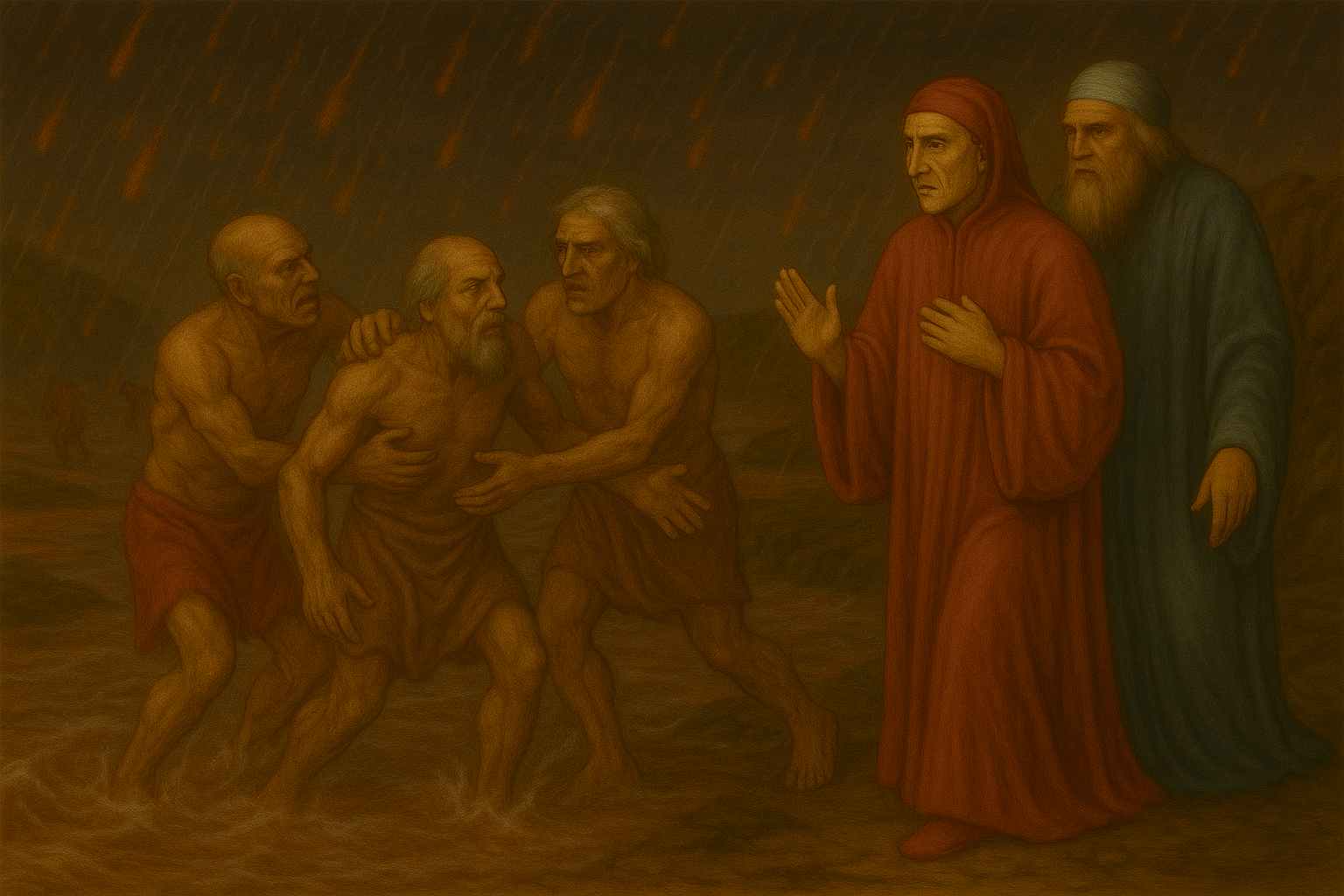Divina Commedia, Canto 16 Inferno: testo, parafrasi e figure retoriche