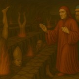 Divina Commedia, Canto 19 Inferno: testo, parafrasi e figure retoriche
