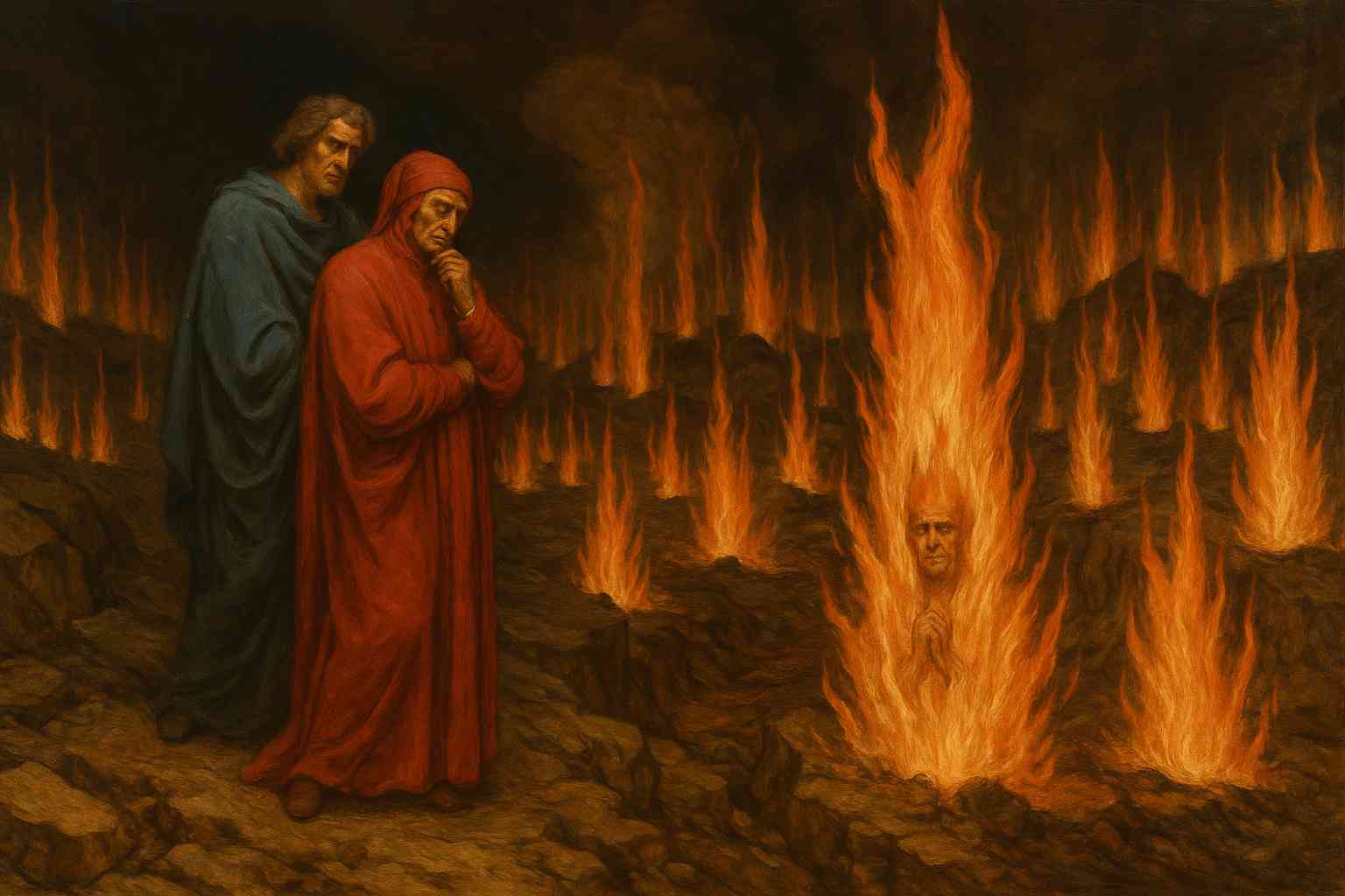 Divina Commedia, Canto 27 Inferno: testo, parafrasi e figure retoriche
