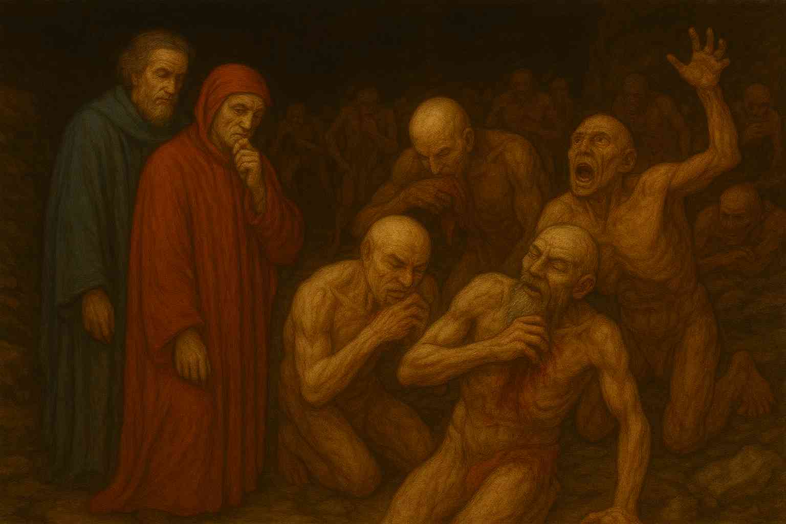 Divina Commedia, Canto 30 Inferno: testo, parafrasi e figure retoriche