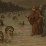 Divina Commedia, Canto 32 Inferno: testo, parafrasi e figure retoriche