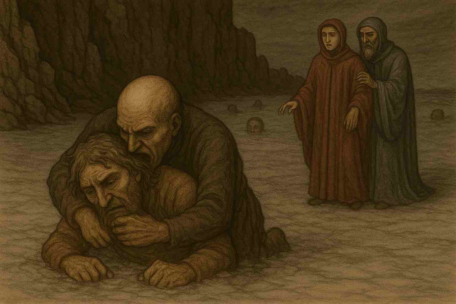 Divina Commedia, Canto 33 Inferno: testo, parafrasi e figure retoriche
