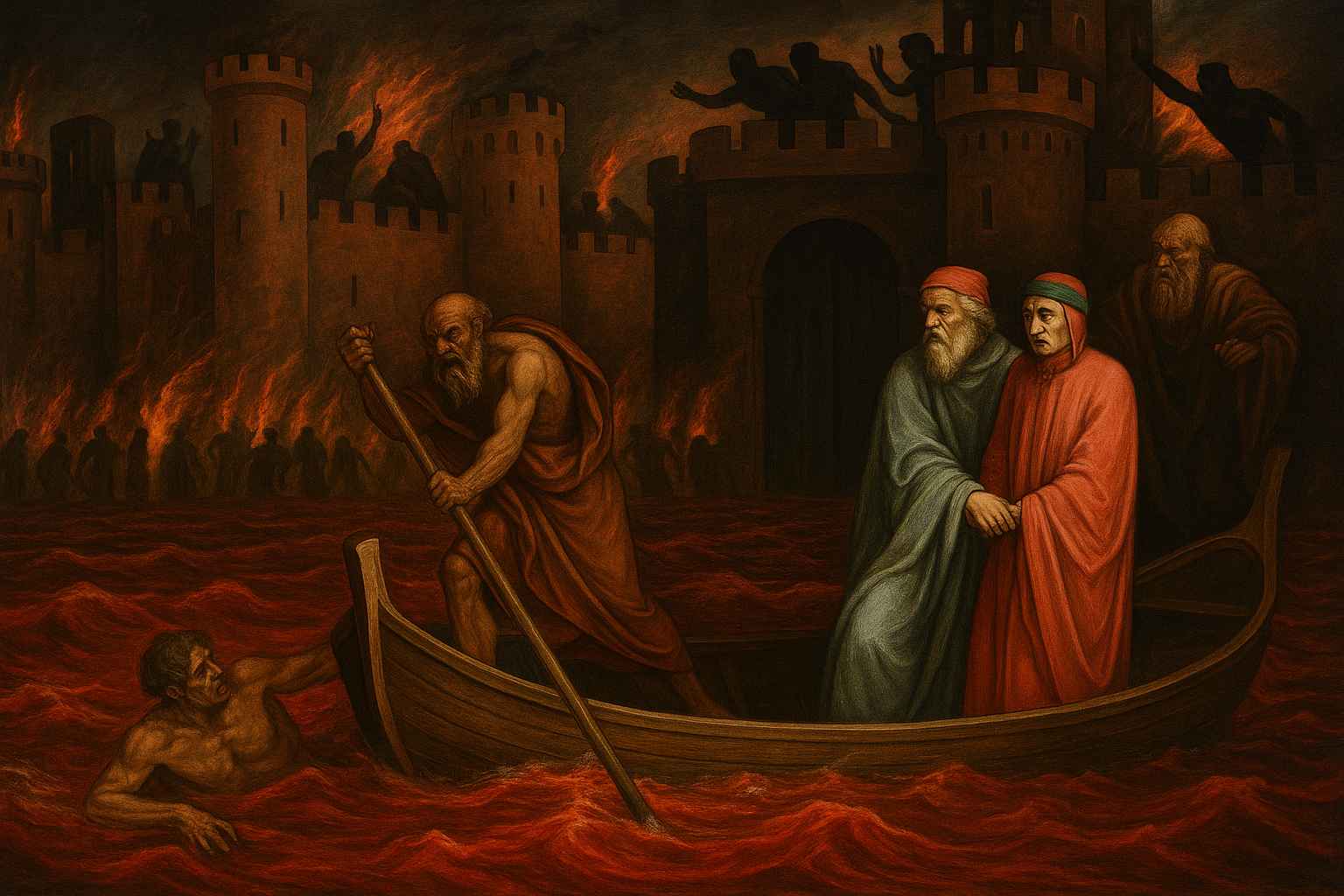Divina Commedia, Canto 8 Inferno: testo, parafrasi, riassunto e figure retoriche