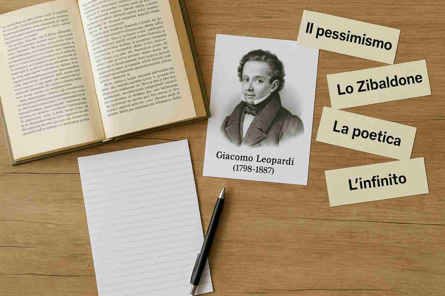Orale Maturità: Leopardi, collegamenti e materie