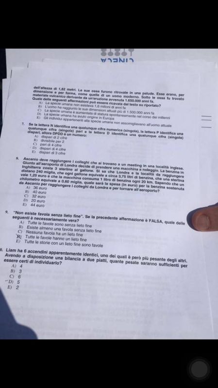 Domande test professioni sanitarie 2016 pag 2