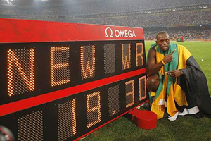 Il record di Bolt nei 200 metri