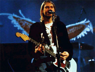 Kurt in una delle sue ultime performance live