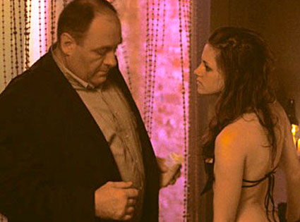 Kristen insieme a James Gandolfini nel film