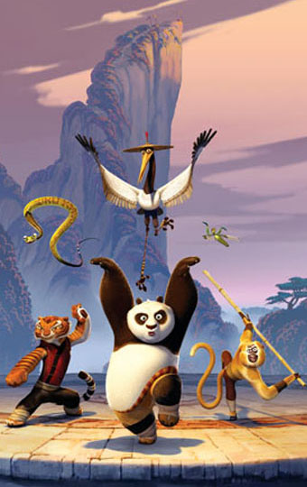 I protagonisti di "Kung Fu Panda"