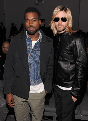 Jared Leto col suo nuovo look insieme a Kanye West 